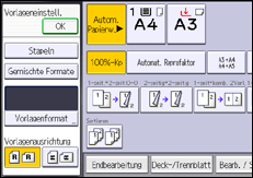 Abbildung Bedienfeld-Display