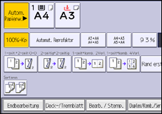 Abbildung Bedienfeld-Display