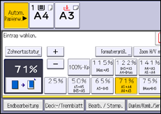 Abbildung Bedienfeld-Display