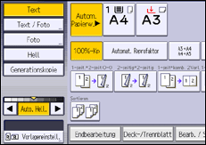 Abbildung Bedienfeld-Display