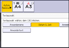 Abbildung Bedienfeld-Display