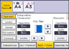 Abbildung Bedienfeld-Display