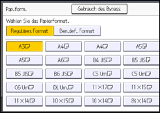 Abbildung Bedienfeld-Display