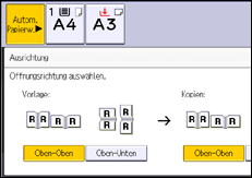 Abbildung Bedienfeld-Display