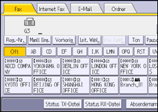 Abbildung Bedienfeld-Display