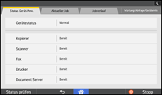 Abbildung Bedienfeld-Display