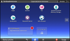 Abbildung Bedienfeld-Display