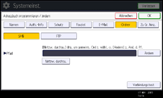Abbildung Bedienfeld-Display
