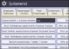 Abbildung Bedienfeld-Display