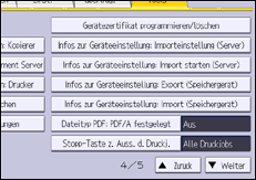 Abbildung Bedienfeld-Display