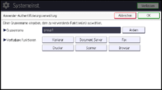 Abbildung Bedienfeld-Display