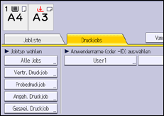 Abbildung Bedienfeld-Display