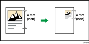 Ilustración de ampliación de tamaño