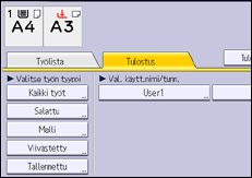 Käyttöpaneelin näyttö