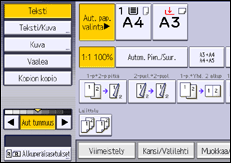 Käyttöpaneelin näyttö