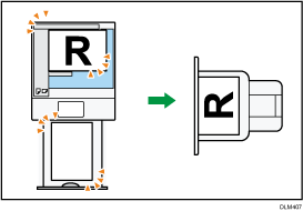Illustration de copie avec rotation