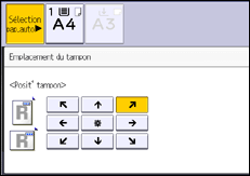 Illustration de l'écran du panneau de commande