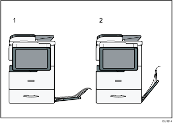Illustration numérotée du mode bypass