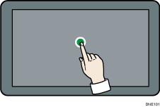 Illustration de Appui long