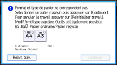 Illustration de l'écran du panneau de commande