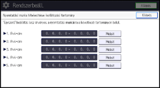 A kezelőpanel ismertetése