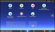 A kezelőpanel ismertetése