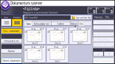 A kezelőpanel ismertetése