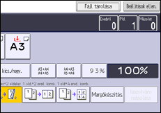 A kezelőpanel ismertetése