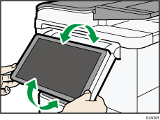 Illustrazione pannello di controllo