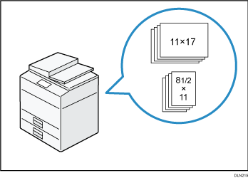 Illustrazione del supporto di carta A3
