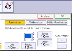 Afbeelding van bedieningspaneel