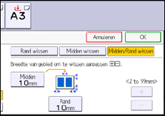 Afbeelding van bedieningspaneel