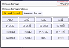 Afbeelding van bedieningspaneel