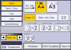 Afbeelding van bedieningspaneel
