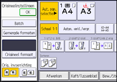 Afbeelding van bedieningspaneel