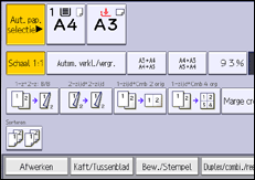 Afbeelding van bedieningspaneel