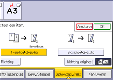 Afbeelding van bedieningspaneel