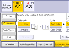 Afbeelding van bedieningspaneel