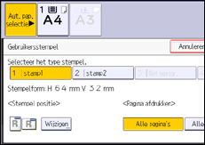 Afbeelding van bedieningspaneel