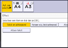 Afbeelding van bedieningspaneel