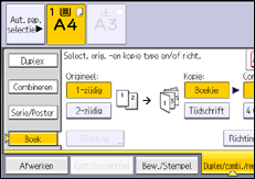 Afbeelding van bedieningspaneel