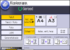 Afbeelding van bedieningspaneel