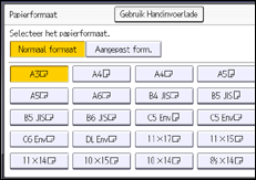 Afbeelding van bedieningspaneel