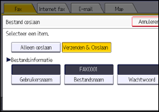 Afbeelding van bedieningspaneel