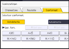 Afbeelding van bedieningspaneel