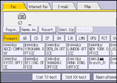 Afbeelding van bedieningspaneel