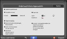 Afbeelding van bedieningspaneel