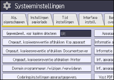 Afbeelding van bedieningspaneel
