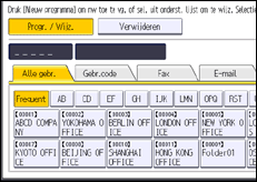 Afbeelding van bedieningspaneel
