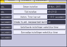 Afbeelding van bedieningspaneel